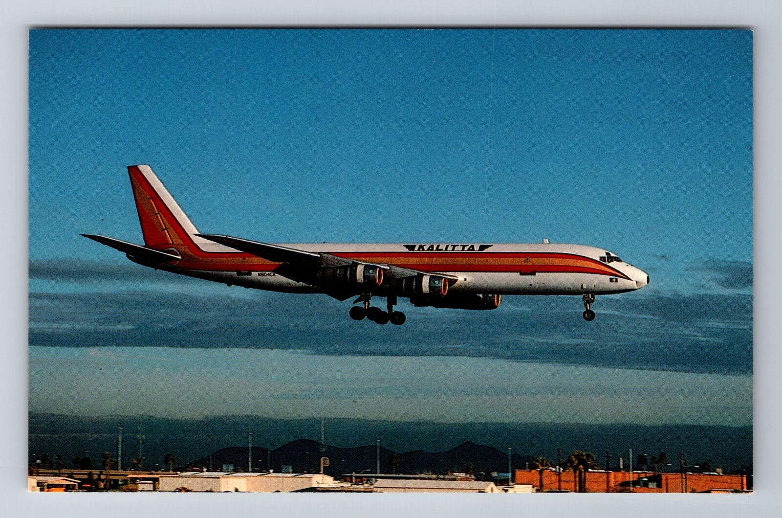 Connie Kalitta Services McDonnell Douglas DC-8-51F Plane, Vintage Postcard