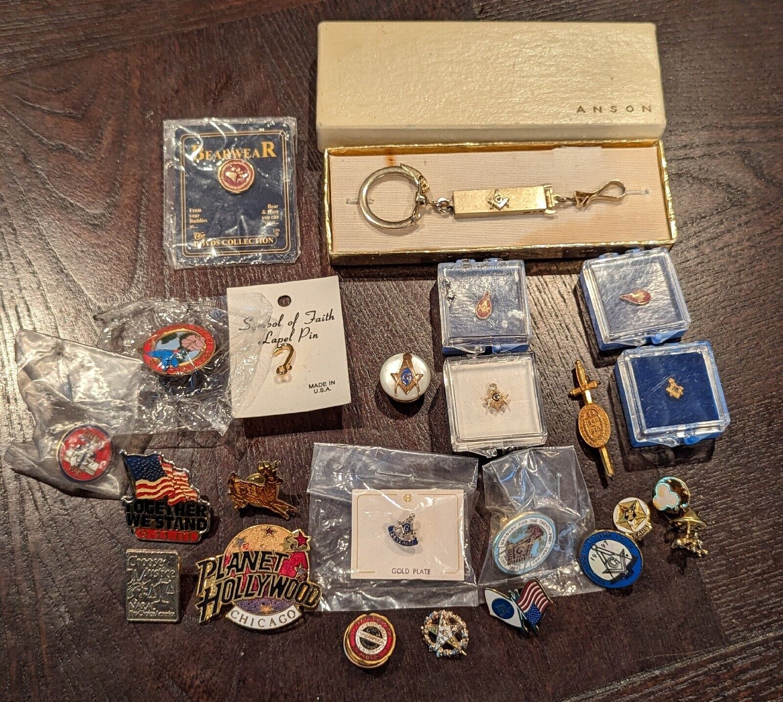 Vintage/Antique Masonic Club Pins