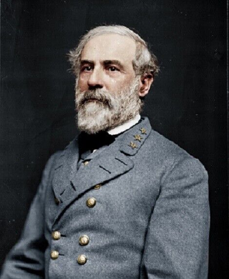 Confederate General Robert E Lee colorized CSA 8\