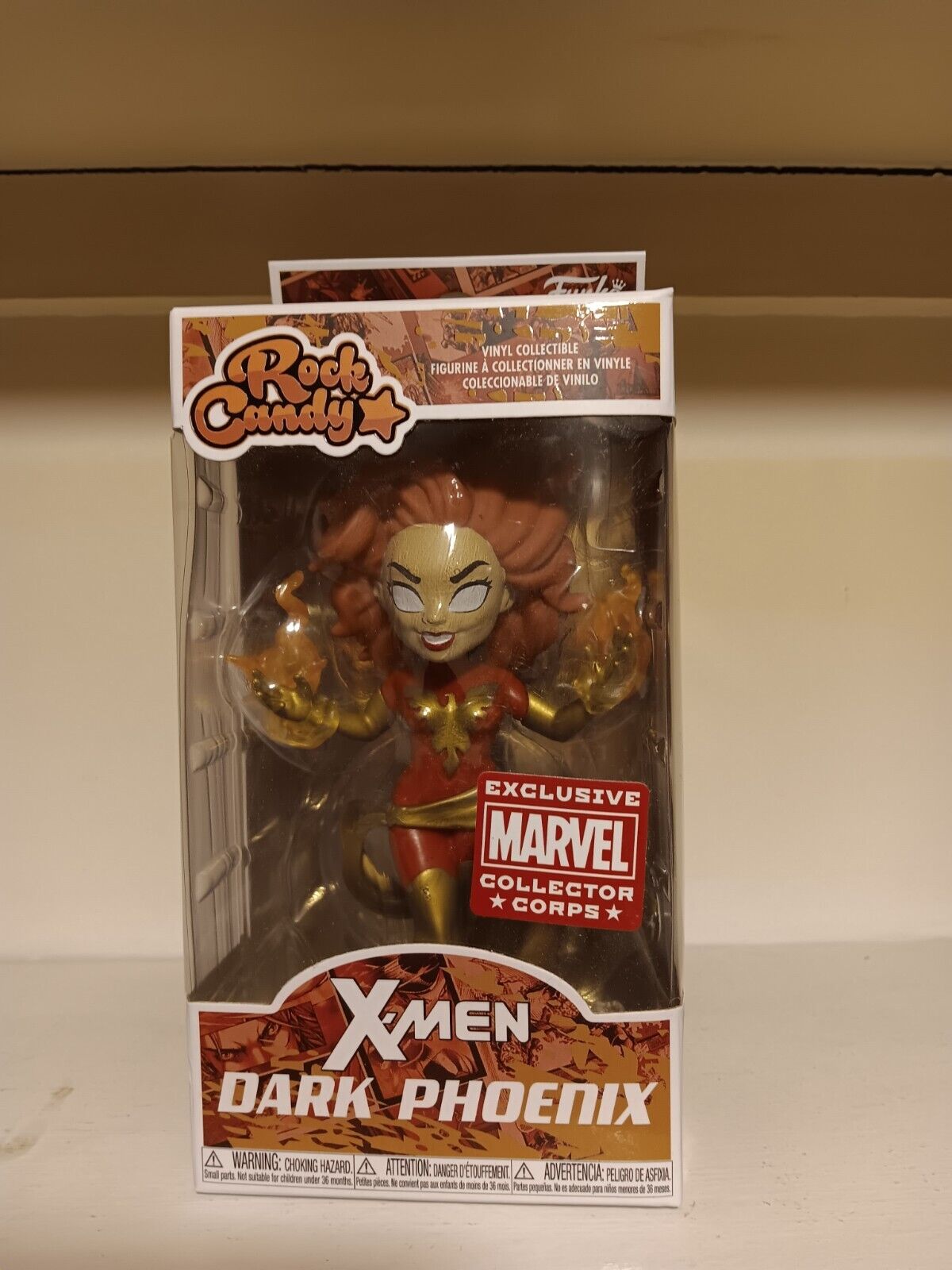 Funko Rock Candy: Marvel - Dark Phoenix - Collector Corp (Exclusive) - X-men Box