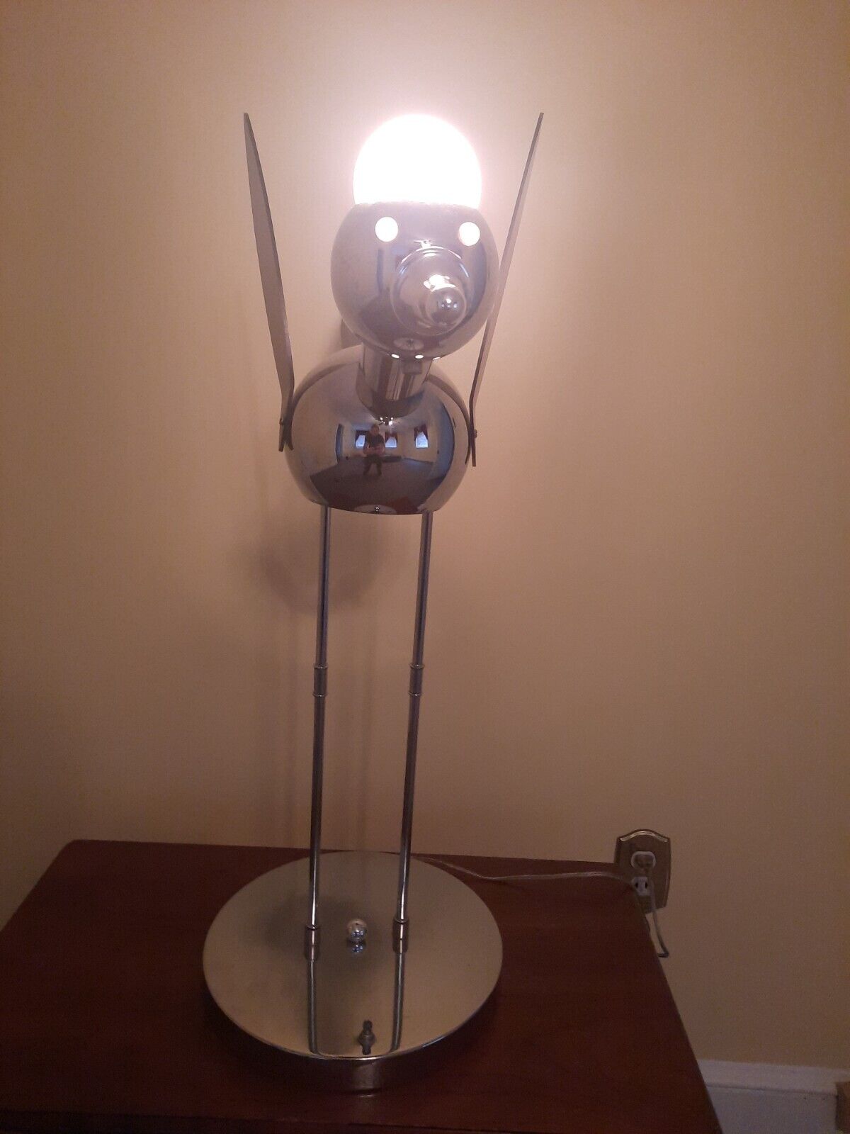 ITALIAN TORINO ROBOT BIRD LAMP, Space age. RARE 60\'s 70\'s 