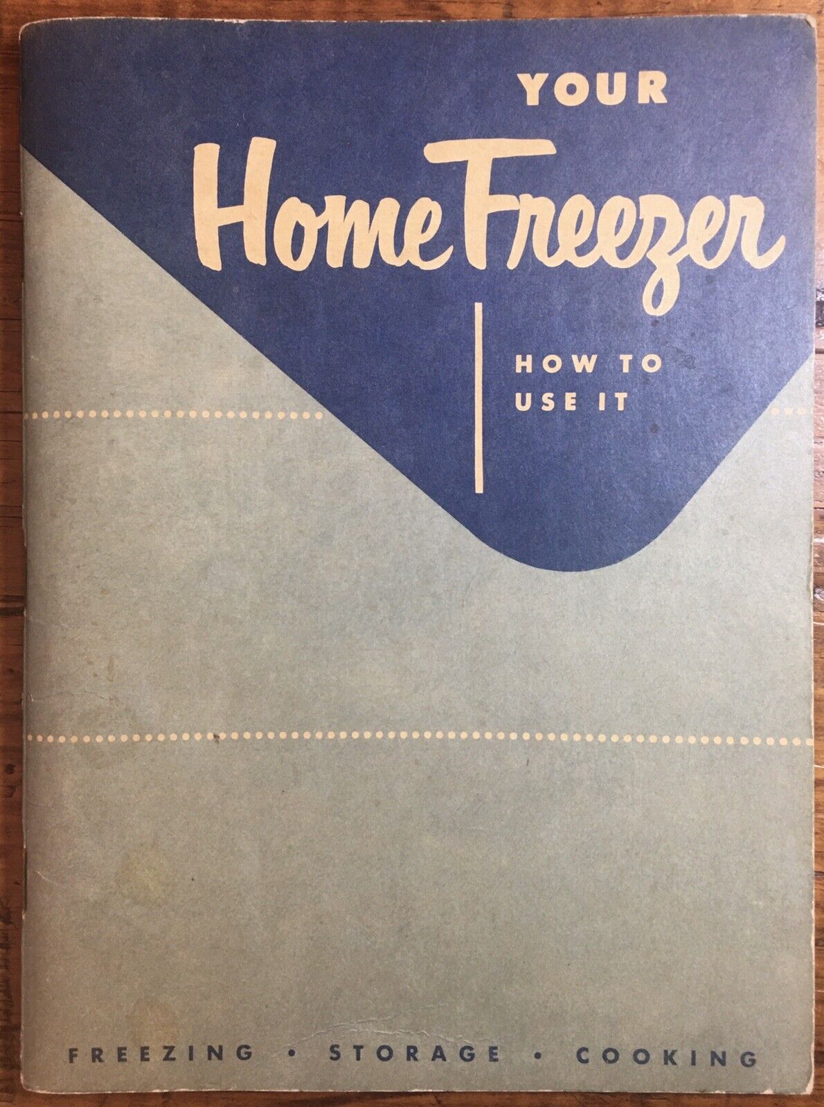 How to Use Your Home Freezer (1956) James D. Winter Book, McGill-Warner