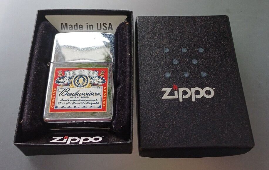 ZIPPO BUDWEISER Nr series 01.Very Collectable.