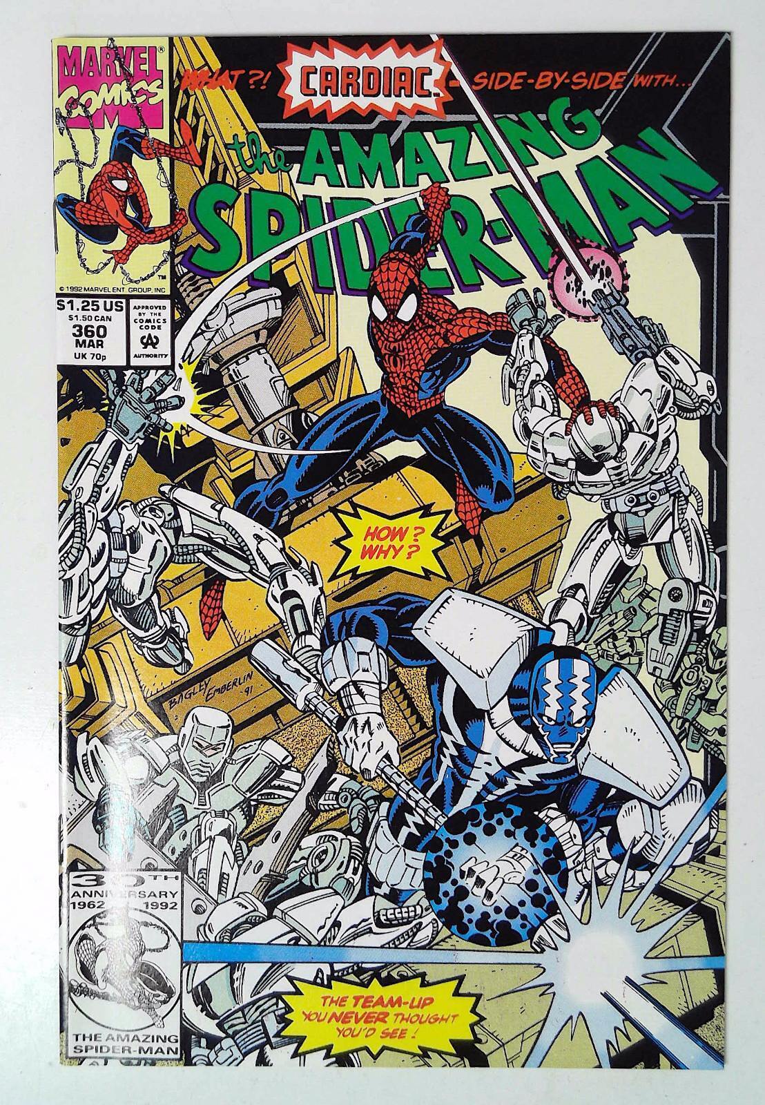 1992 The Amazing Spider-Man #360 Marvel Comics 1st Series 1st Print Comic Book