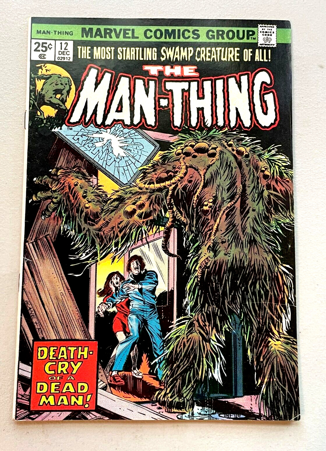 The Man-Thing #12 (Marvel 1974) F/VF, Song Cry of the Living Dead Man