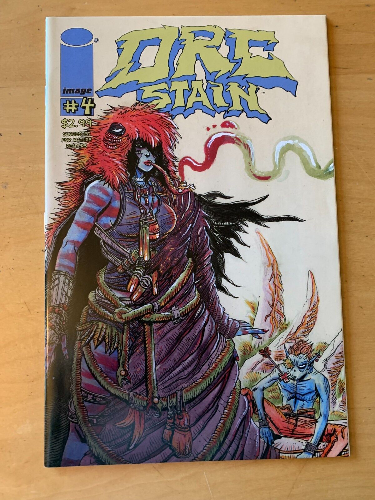 ORC STAIN 4 JAMES STOKOE DARTBLOWER COVER HIGH GRADE - SEE PICS 1ST PRINT
