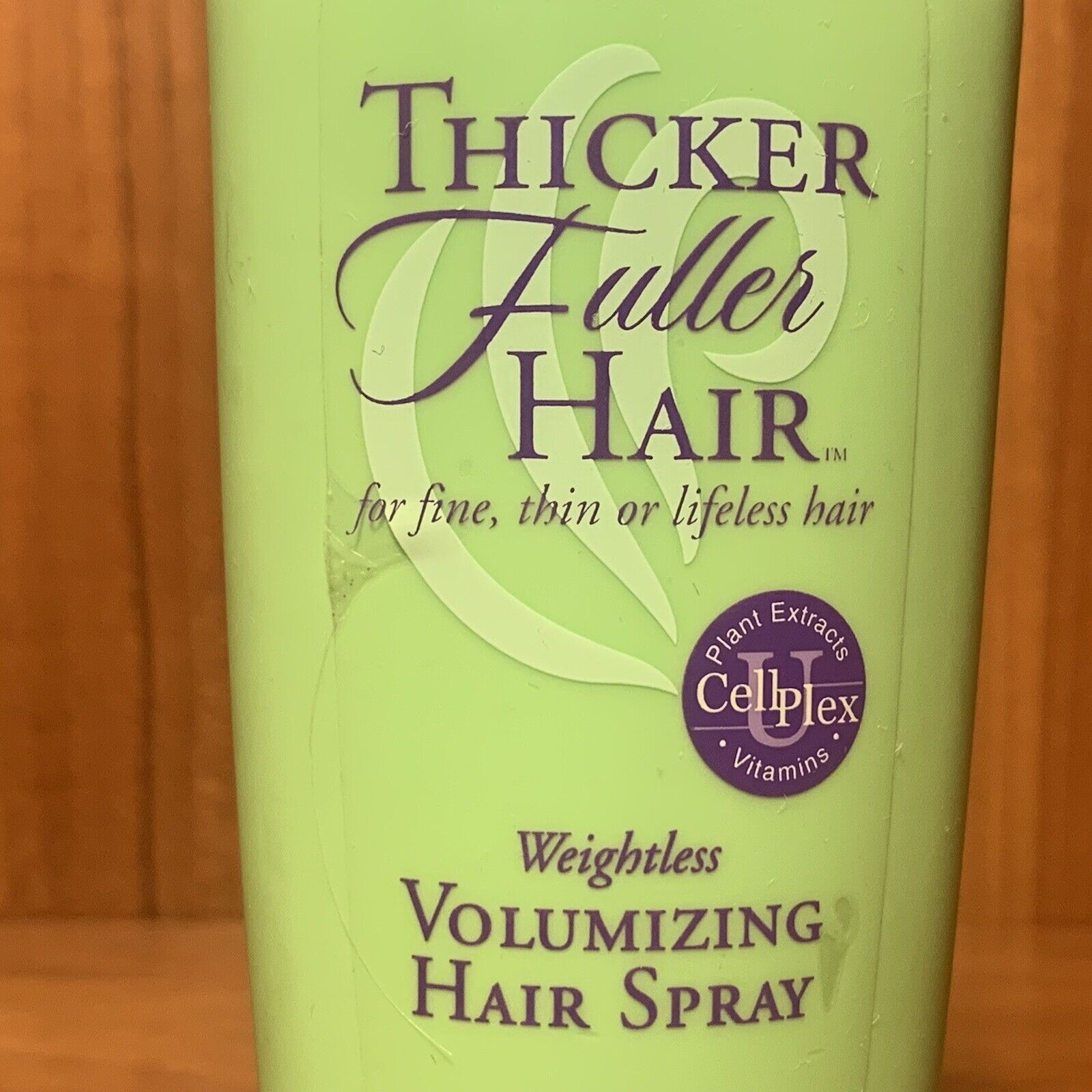HTF Thicker Fuller Hair Weightless Volumizing Hairspray Cell-U-Plex NON AEROSOL