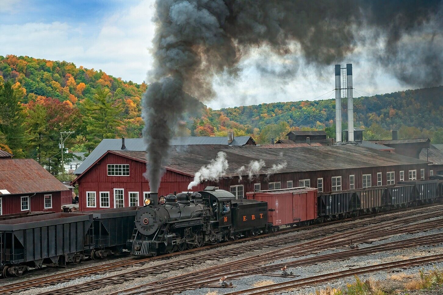 East Broad Top Railroad Pennsylvania 12x18 Photo picture steam train loco engine