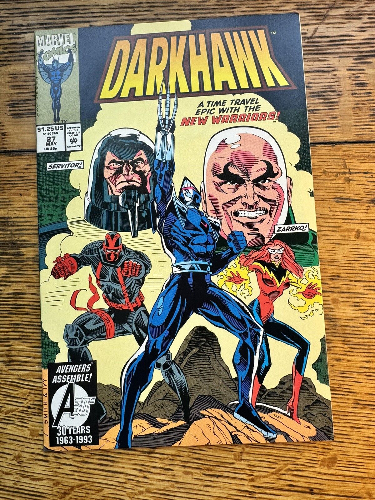 DARKHAWK #27 (Marvel, 1991) Bagged & Boarded