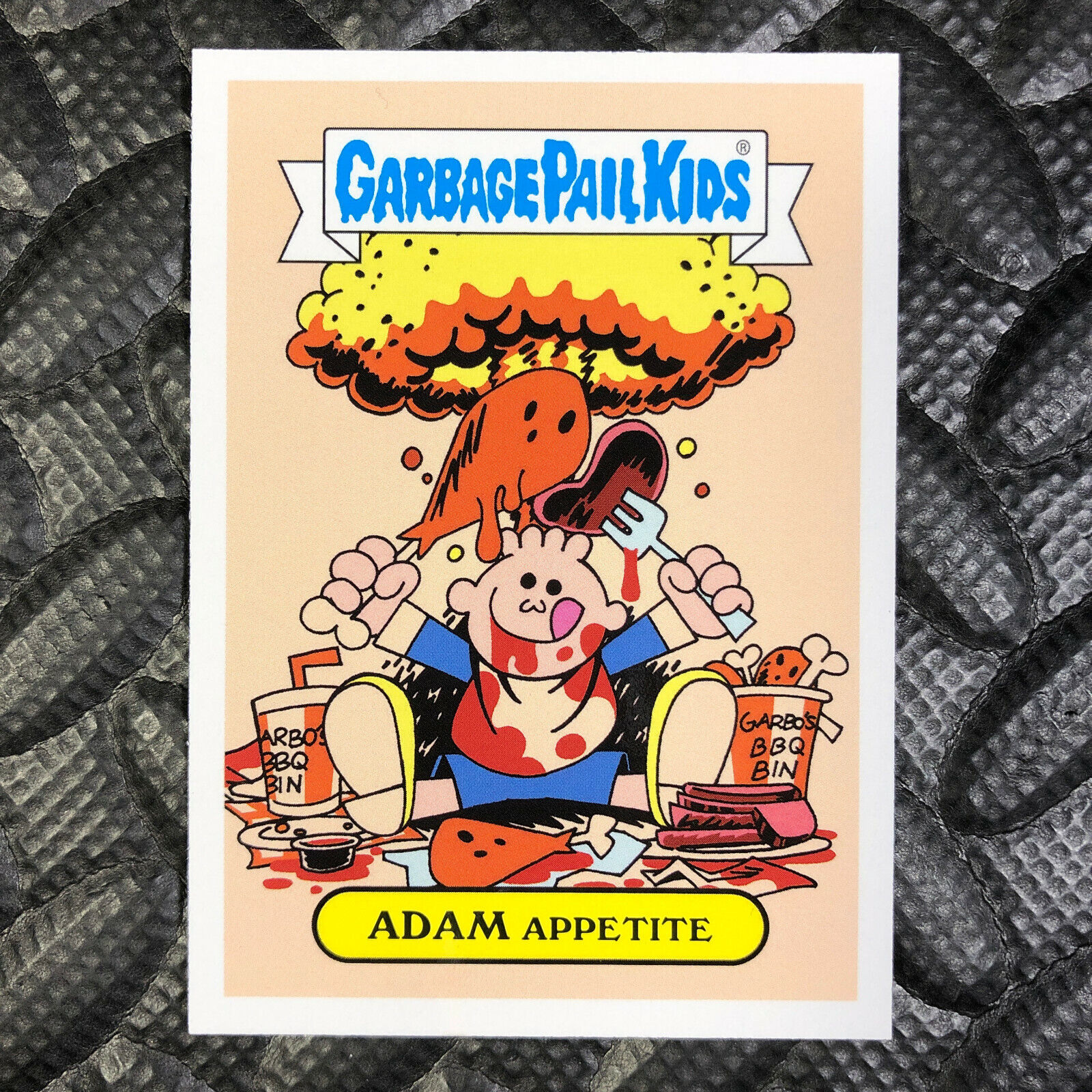 NEW GARBAGE PAIL KIDS FOOD FIGHT ADAM APPETITE DIGITAL PACK REDEMPTION CARD bomb