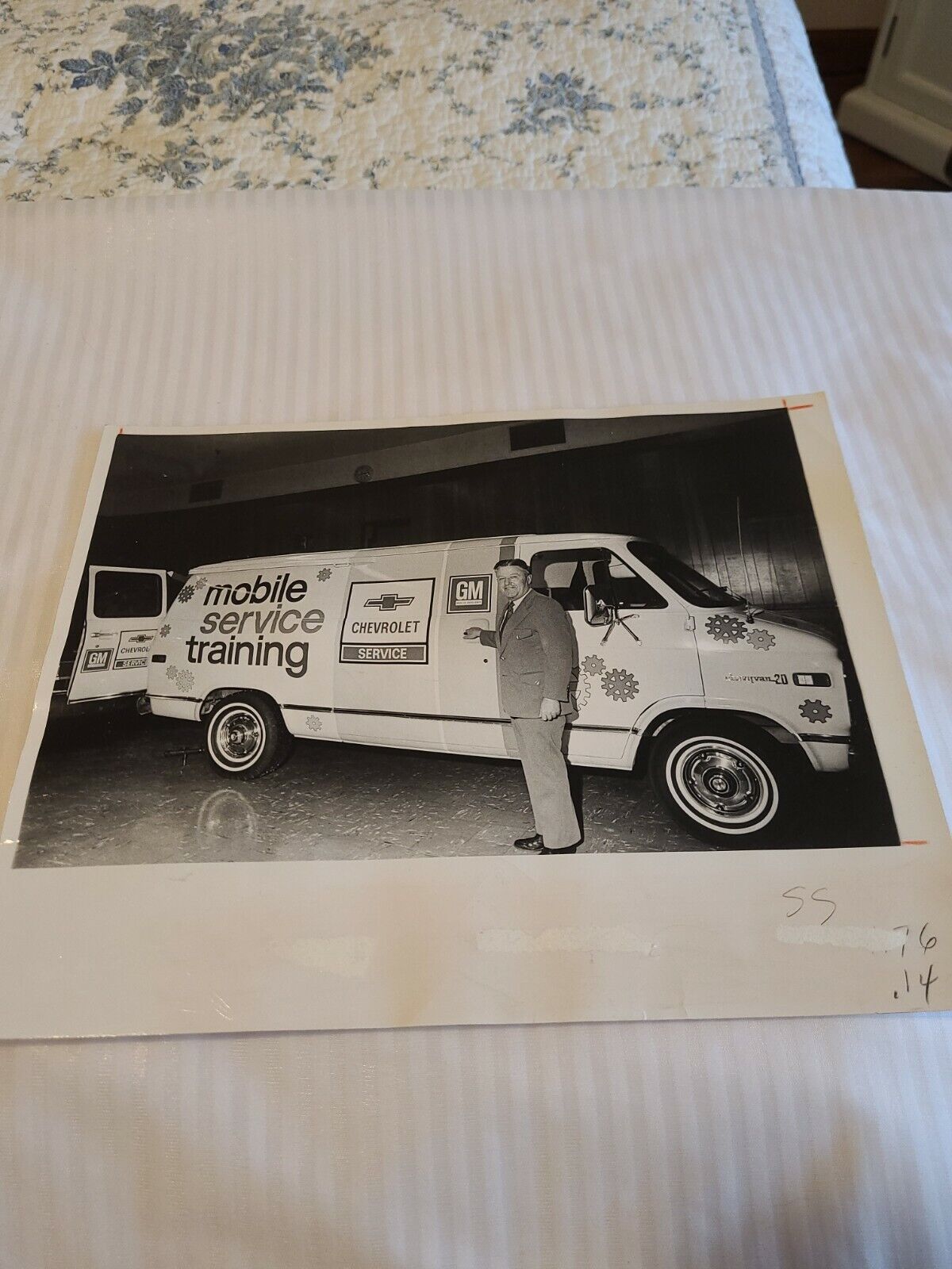 1972 Chevrolet Press Photo Mobile Service Training GM Bruce Berryhill Denver 