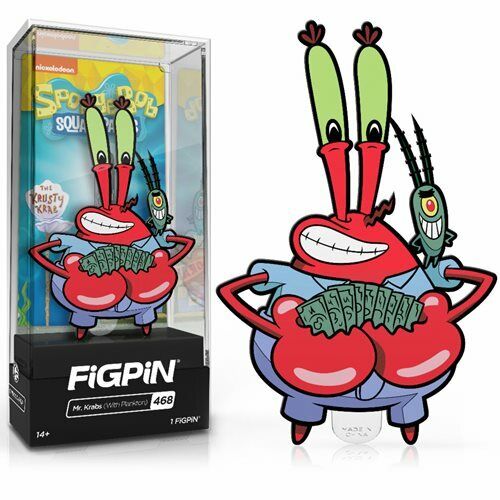 FiGPiN #468 Mr. Krabs with Plankton