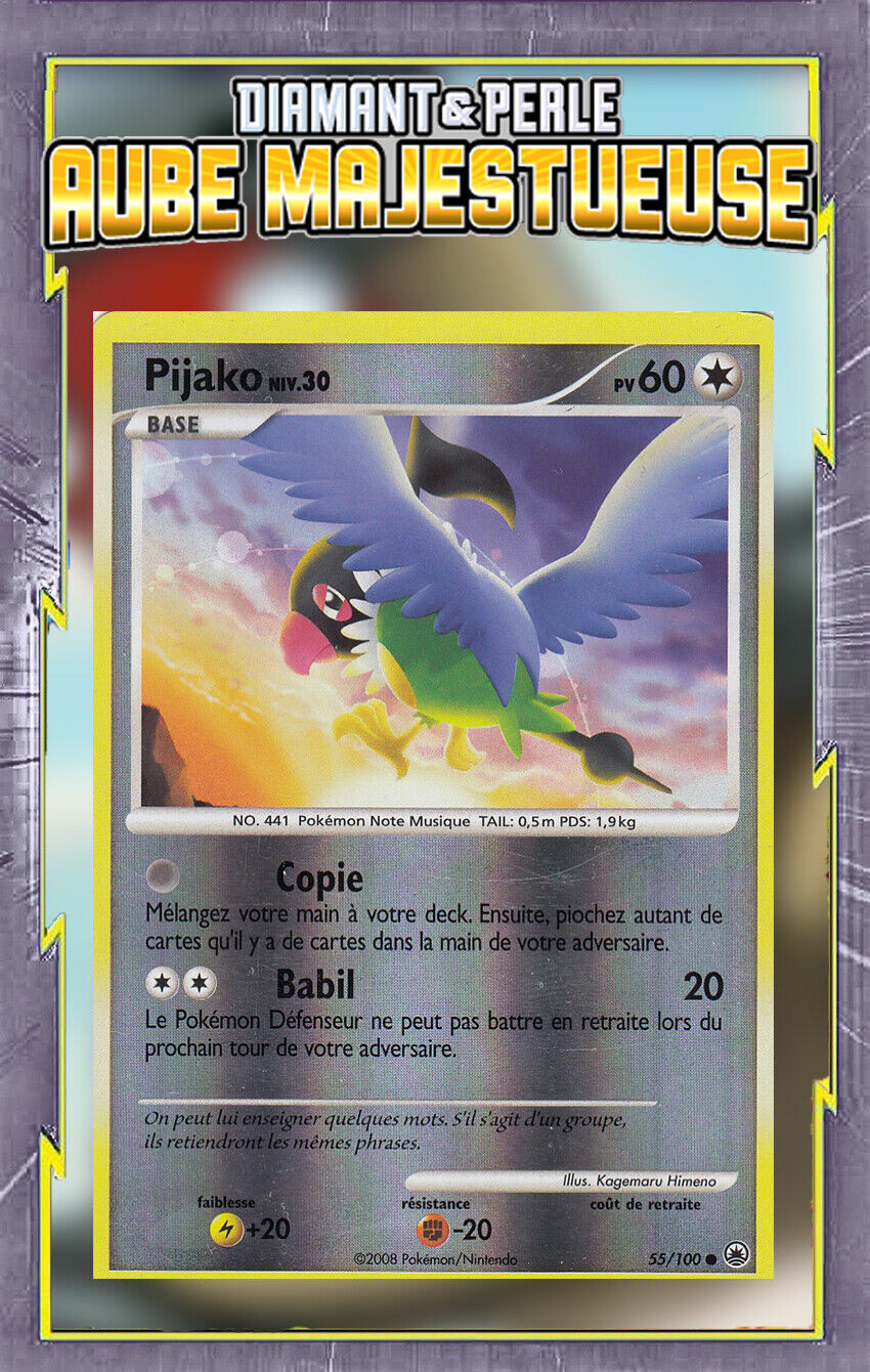 Pijako Reverse - DP05:Majestic Dawn - 55/100 - French Pokemon Card