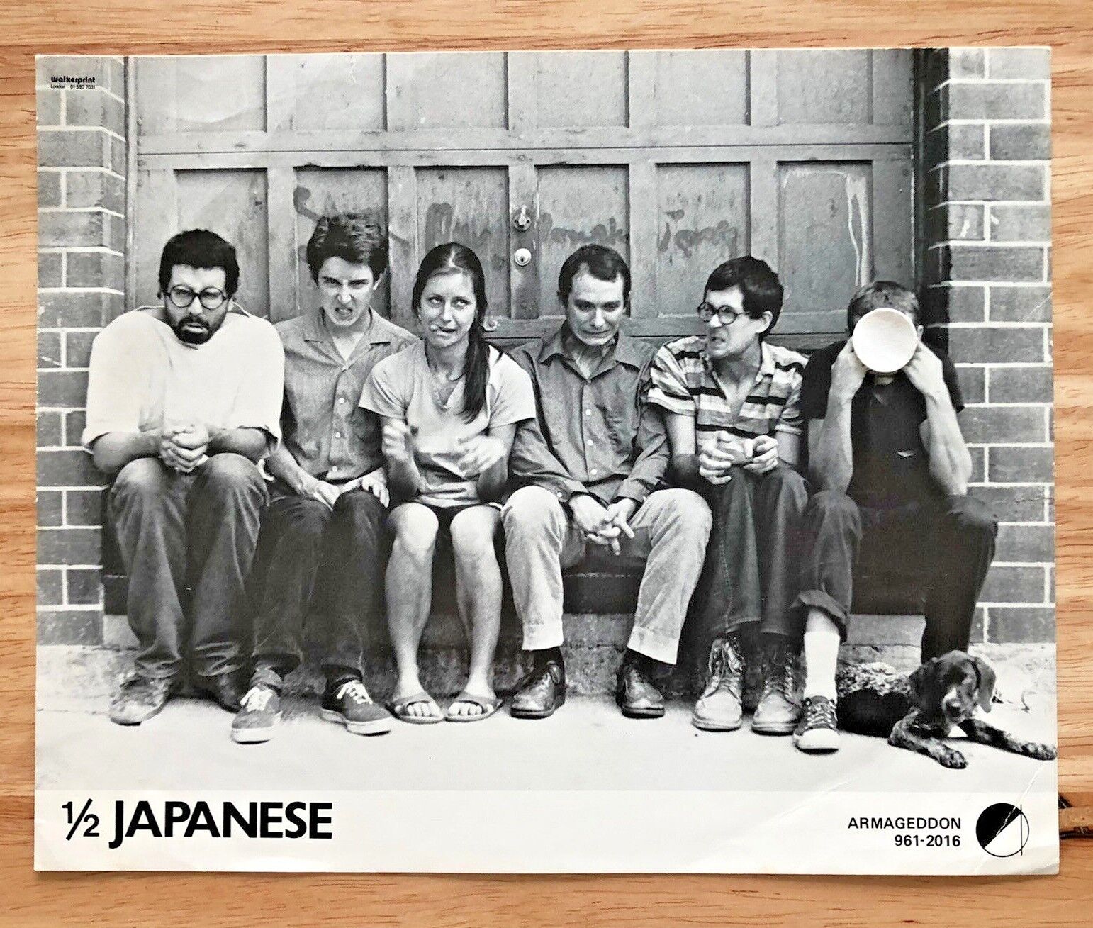 VINTAGE RARE HTF 1/2 JAPANESE PUNK ROCK BAND 1980s PRESS RELEASE 8 X 10 PHOTO