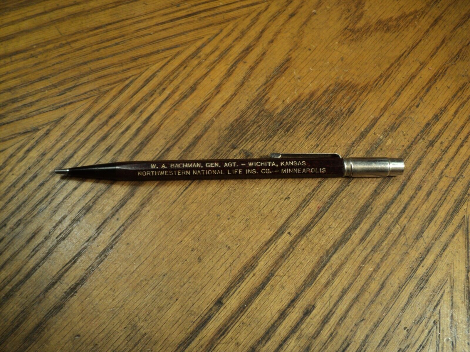 Vintage Realite Mechanical Pencil  Northwestern National Life  5-3/4\