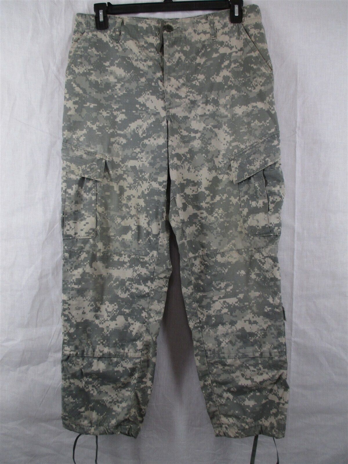 ACU Pants/Trousers Medium Short USGI Digital Camo Cotton/Nylon Ripstop Army
