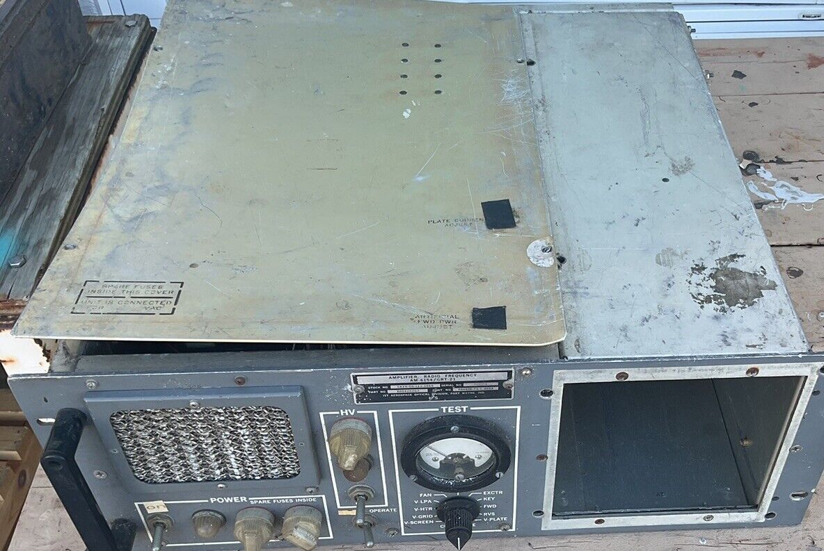 Parts Only - Amplifier, Radio Frequency AM - 6154 / GRT21 Rack Unit with Cover