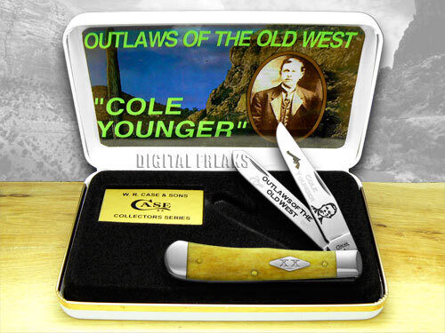 Case xx Trapper Knife Cole Younger Antique Bone Outlaws of the Old West 1/500 #2
