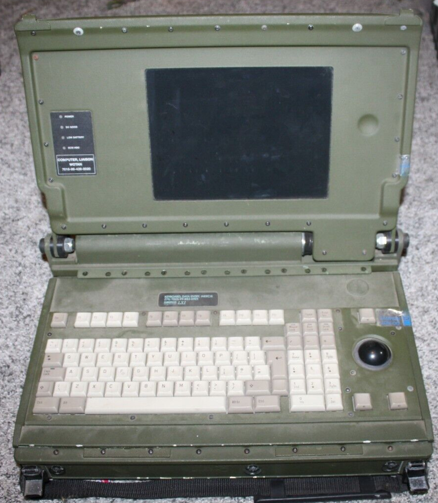 Vintage Portable Military  Laptop Computer, LIAISON WOTON