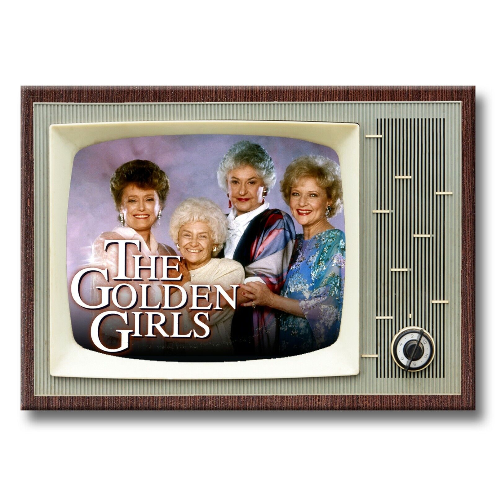 THE GOLDEN GIRLS Classic TV 3.5 inches x 2.5 inches Betty White FRIDGE MAGNET