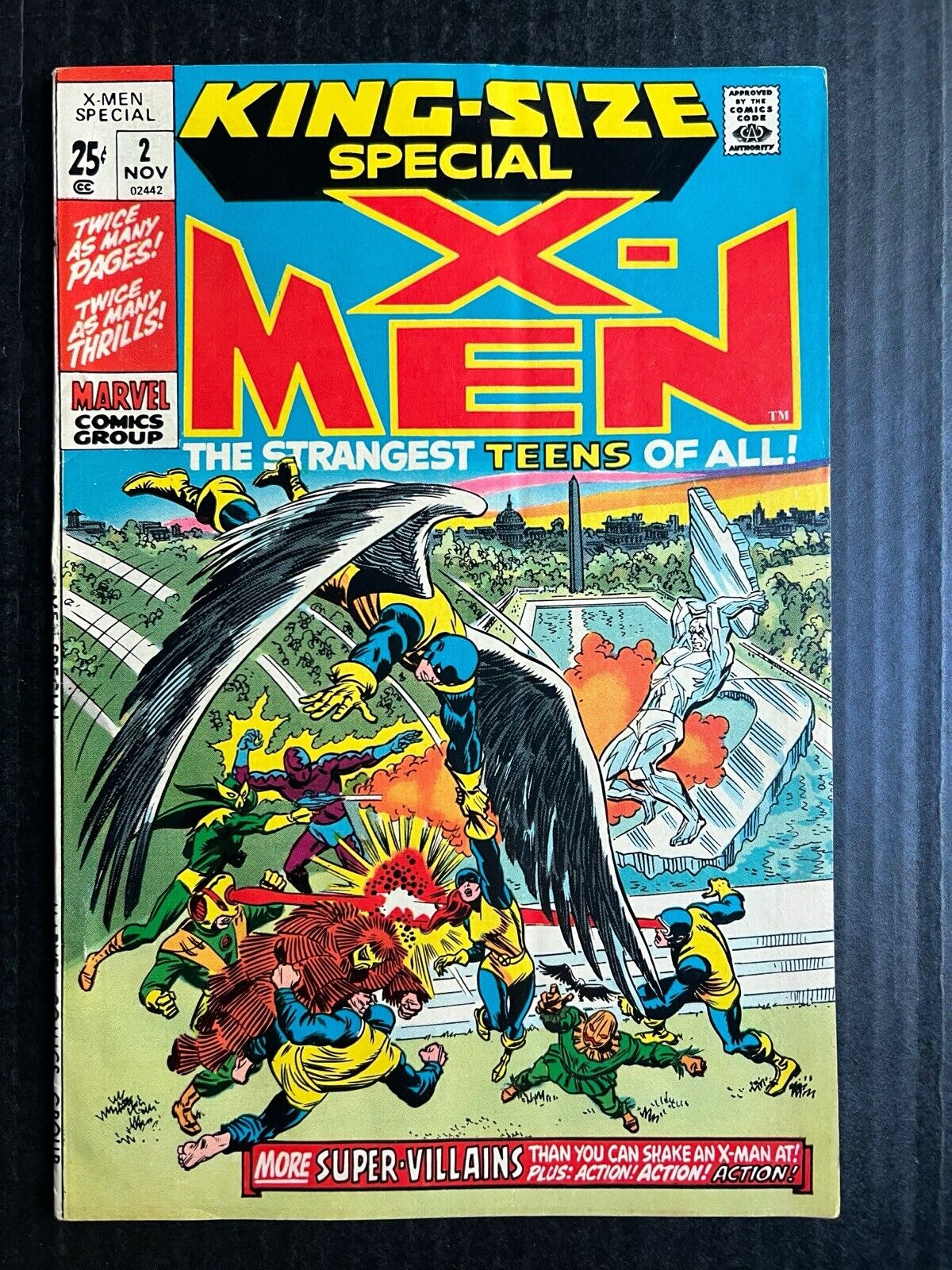 UNCANNY X-MEN Annual #2 November 1971 Marvel Comics Cyclops Wolverine