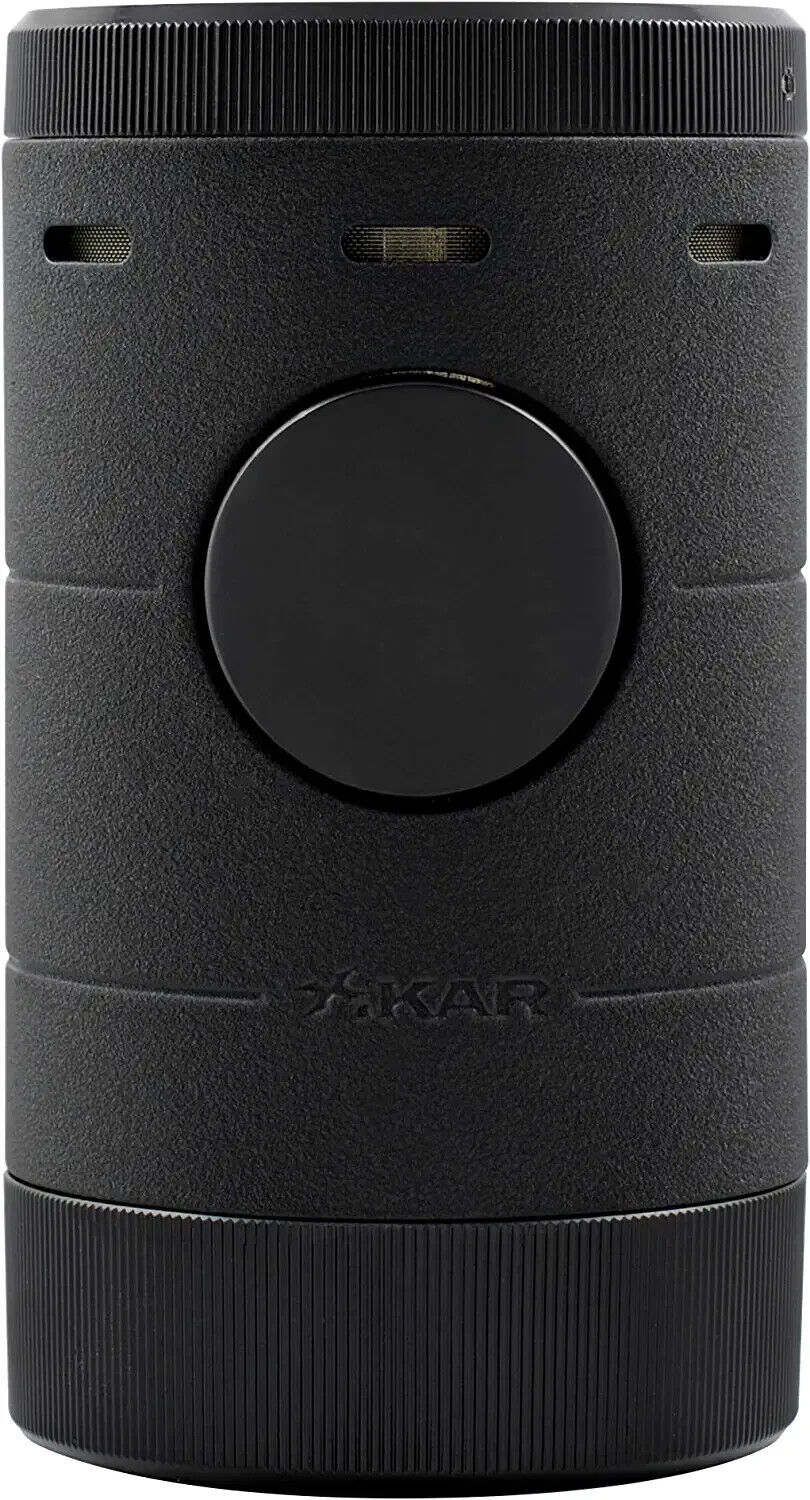 Xikar Volta Quad Flame Tabletop Lighter, High Performance, Black - Damaged Box