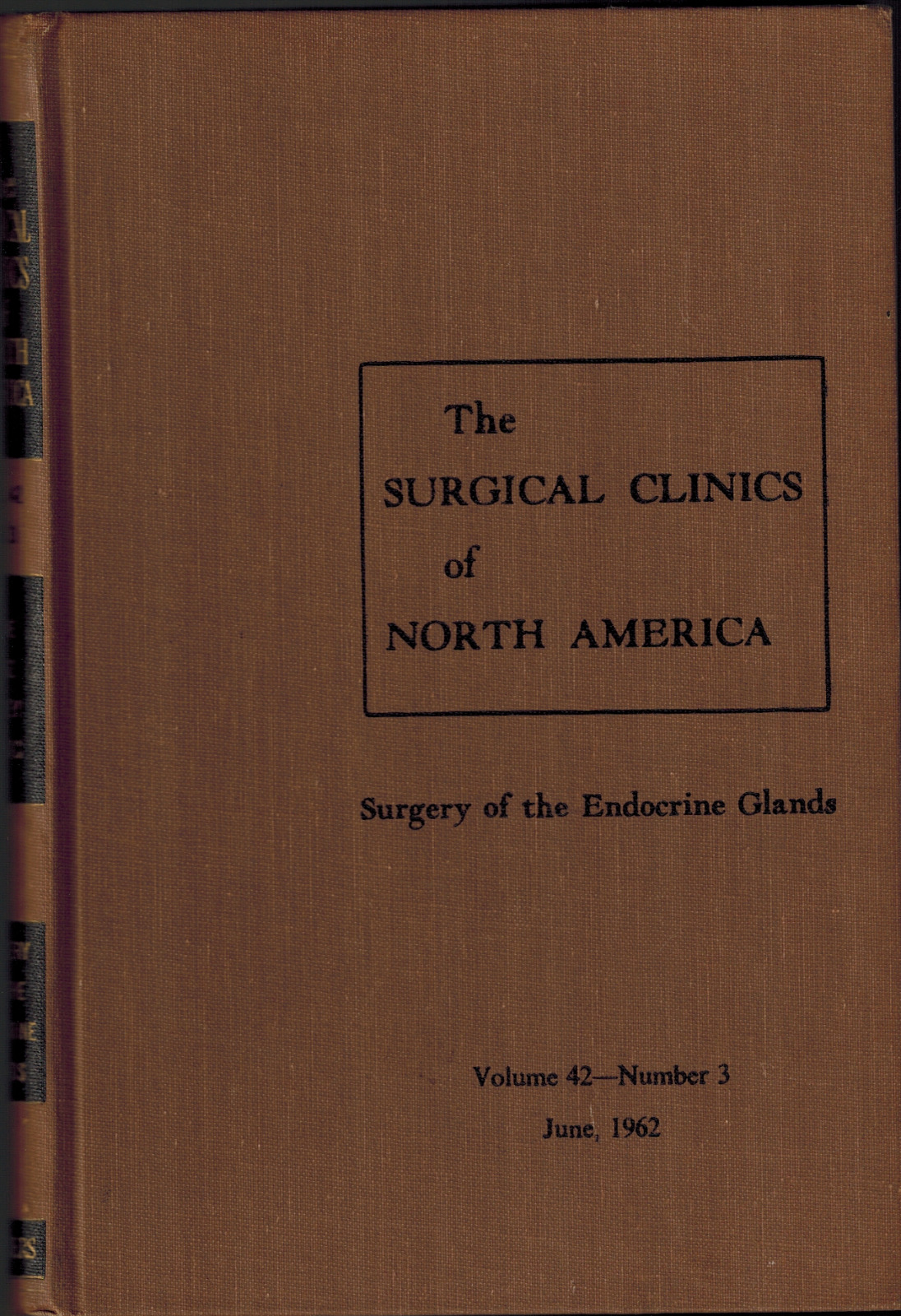 1962 Surgical Clinics North America, Endocrine Gland Surgery Thyroid Infertility