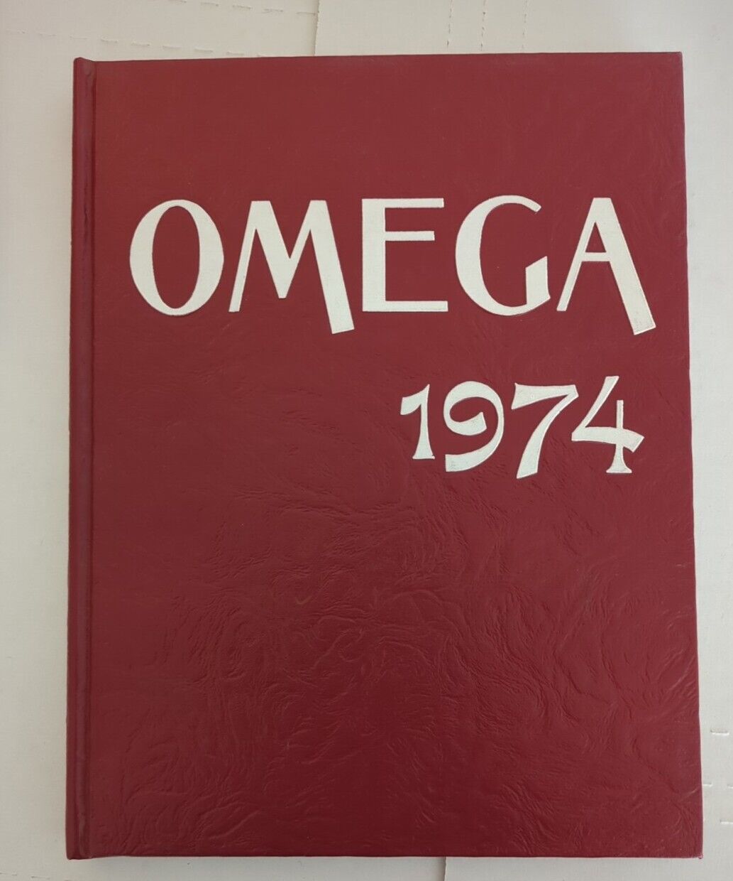 Vintage 1974 Ann Arbor Michigan Pioneer High School Yearbook Omega