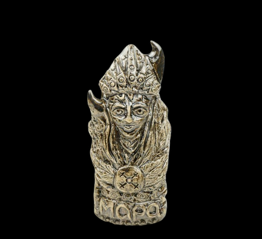 Saint Mara Figurine Small Ceramic Handmade Decor Old Religions Collectible Decor
