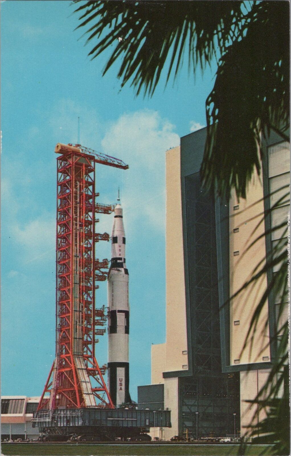 John F Kennedy Space Center Apollo Saturn V Facilities Florida Postcard