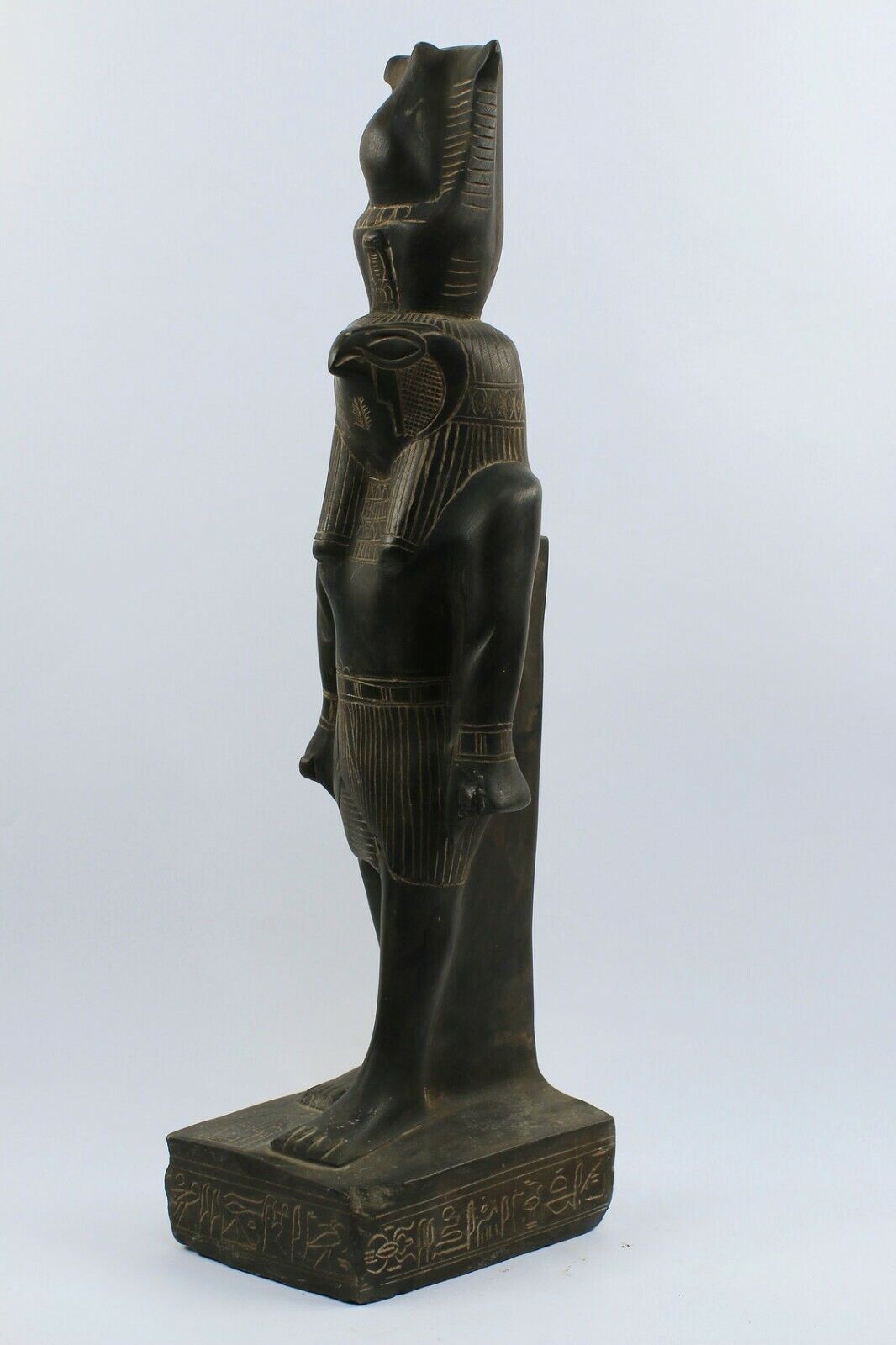 God of Life and the Sky, The Falcon-Headed God HORUS Wearing His crown