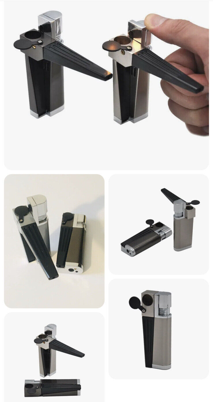 Wickie Lite  ALL IN ONE Tobacco Smoking Pipe LIGHTER with 5 Free Screens