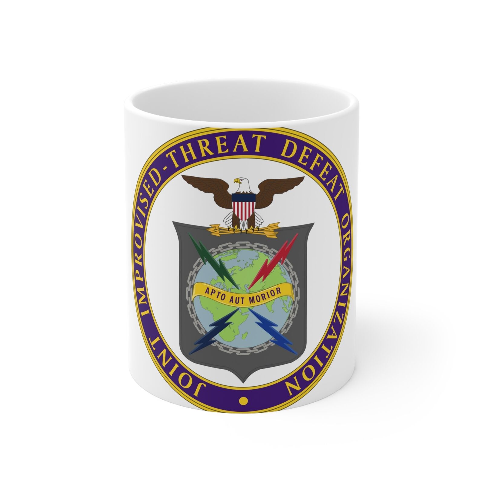 Joint Improvised Threat Defeat Organization - White Coffee Cup 11oz