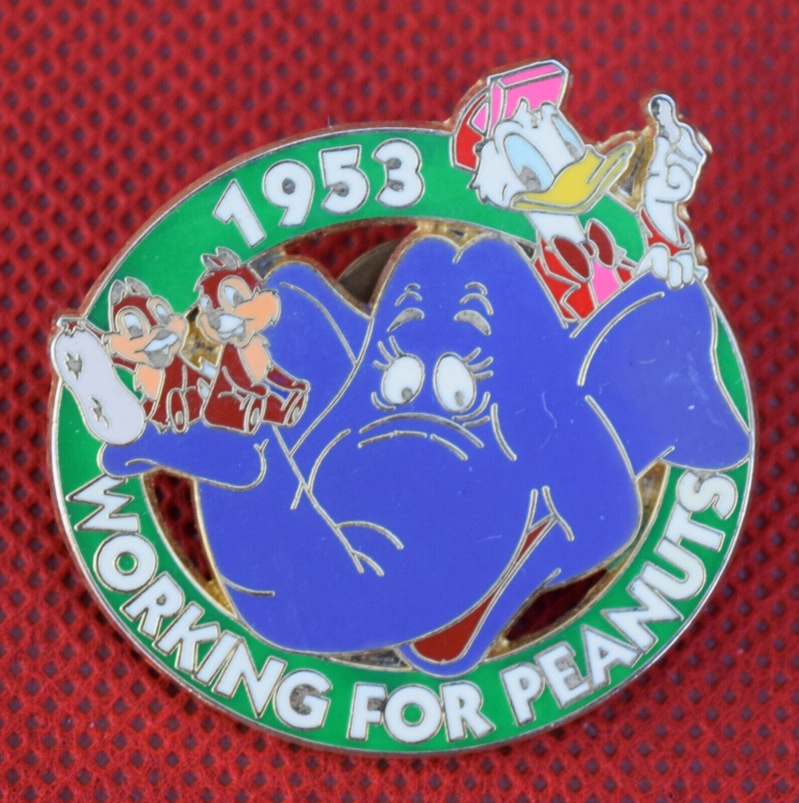  Disney WORKING FOR PEANUTS 100 Years of Dreams Pin - Retired Chip & Dale Pins