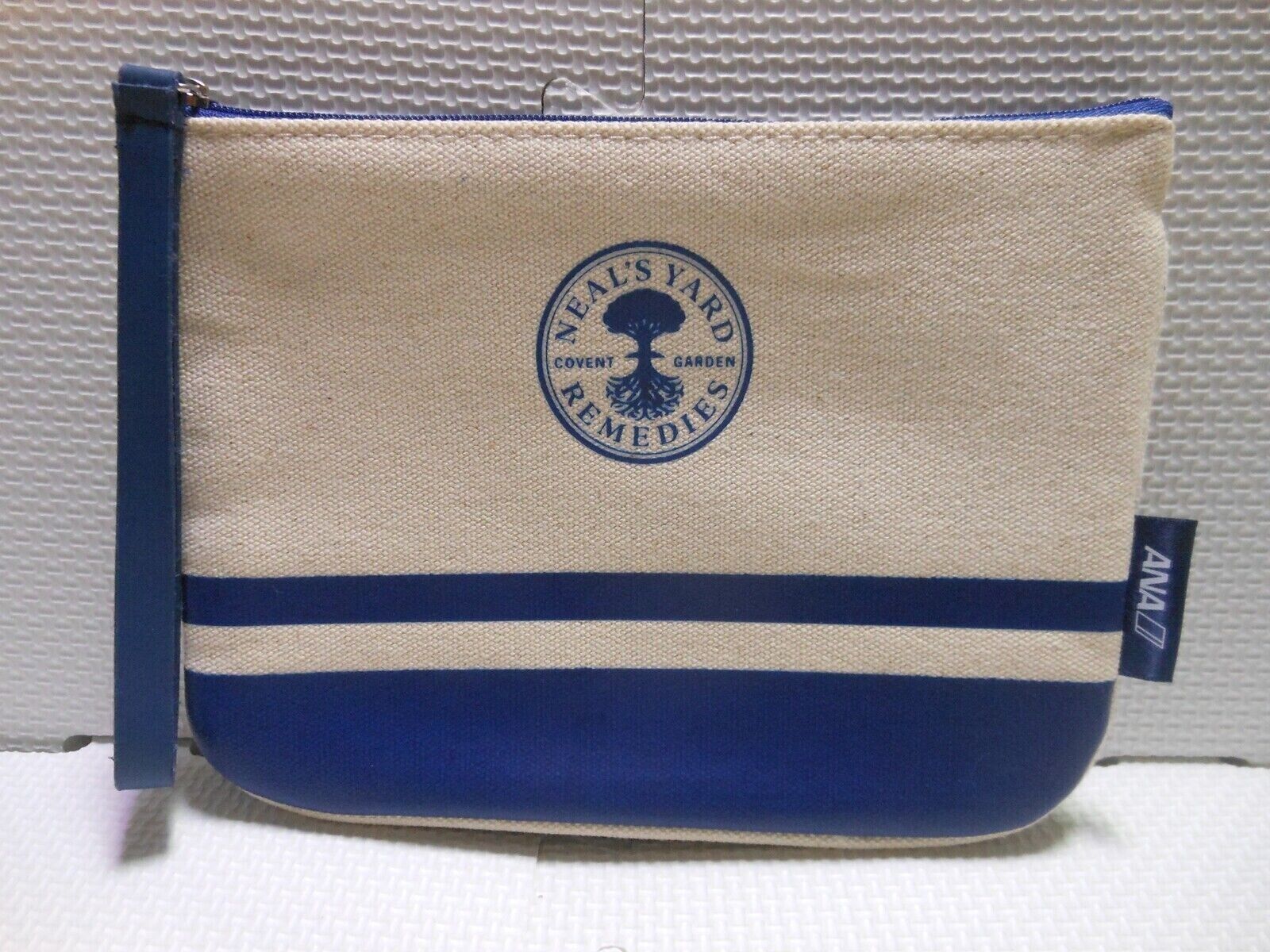 ANA Neal\'s Yard Remedies Amenity Bag Small Bag All Nippon Airways Japan Unused 1