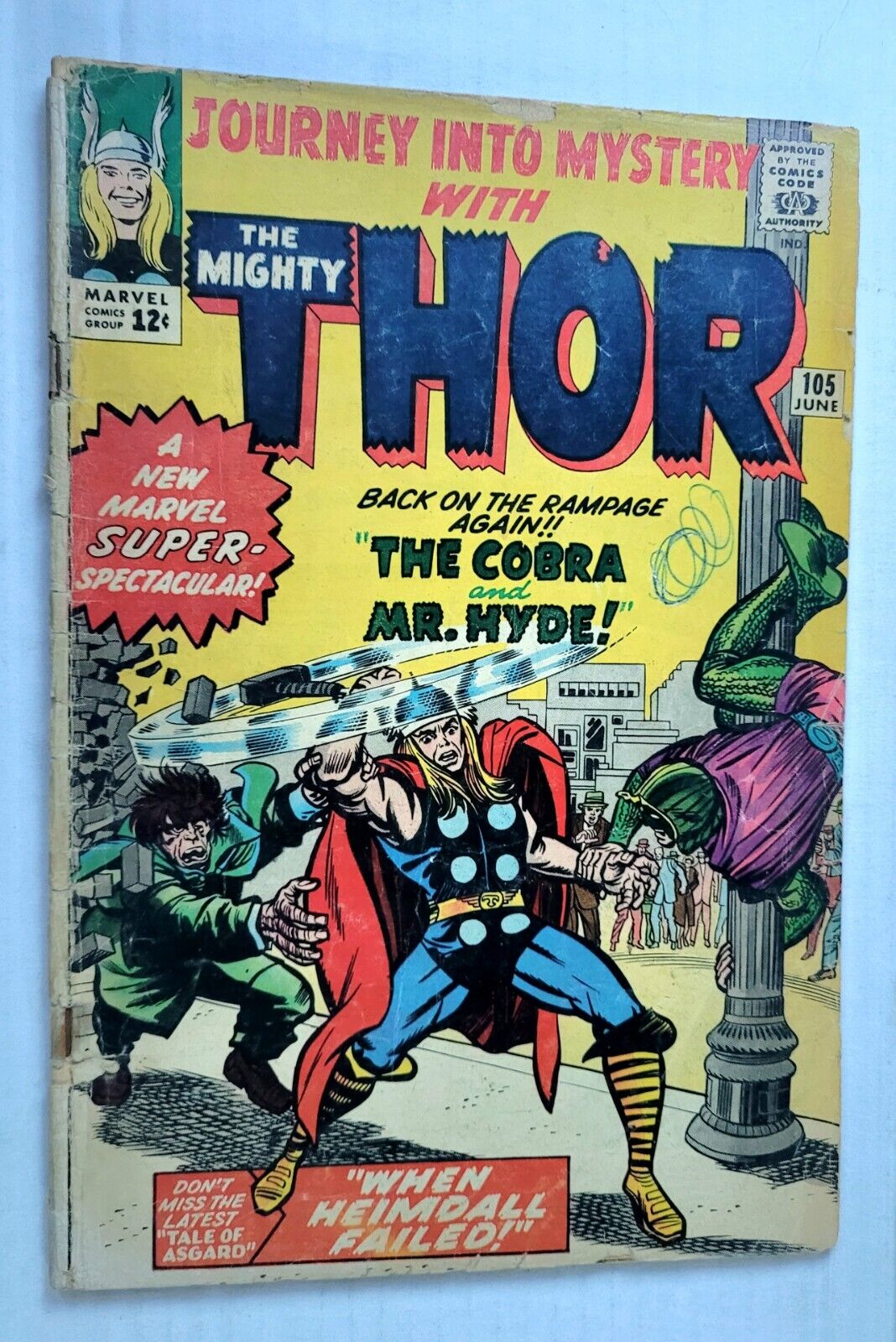 Journey Into Mystery (Mighty Thor) #105 1964 Silver Age Marvel Comics FAIR+ 1.0