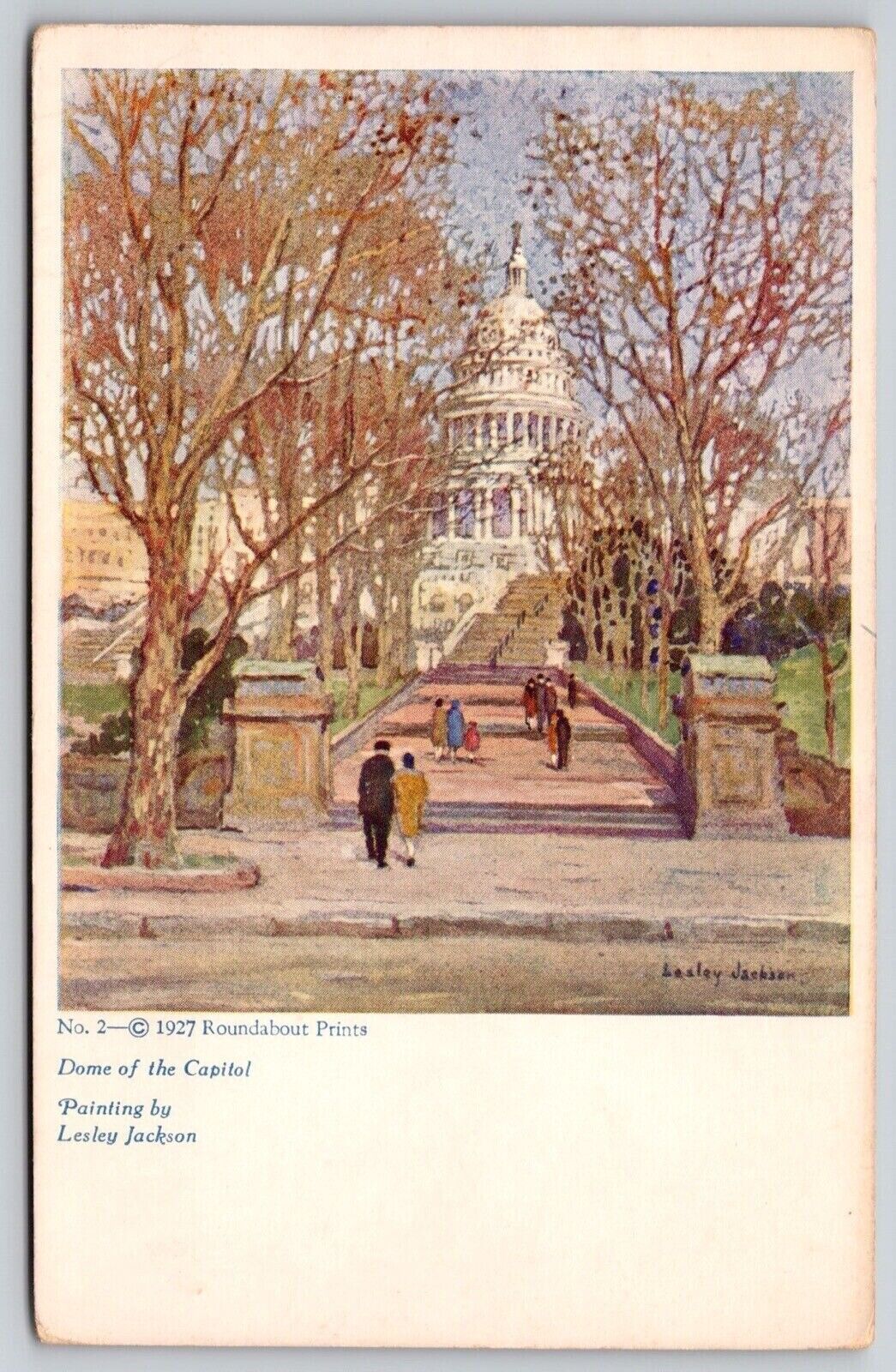 Dome Of The Capitol Washington Dc Postcard