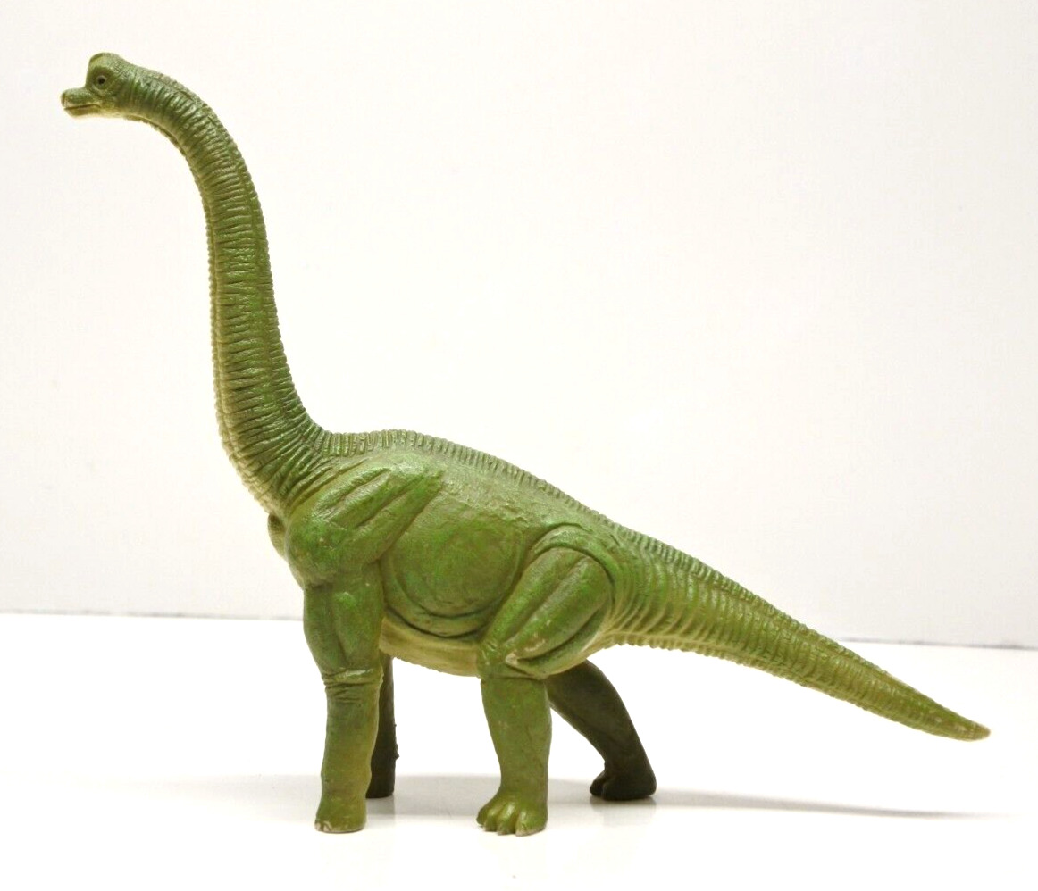 Mojo 2014 Brachiosaurus Green Dinosaur Hard Plastic Large 6.5 inch - Used
