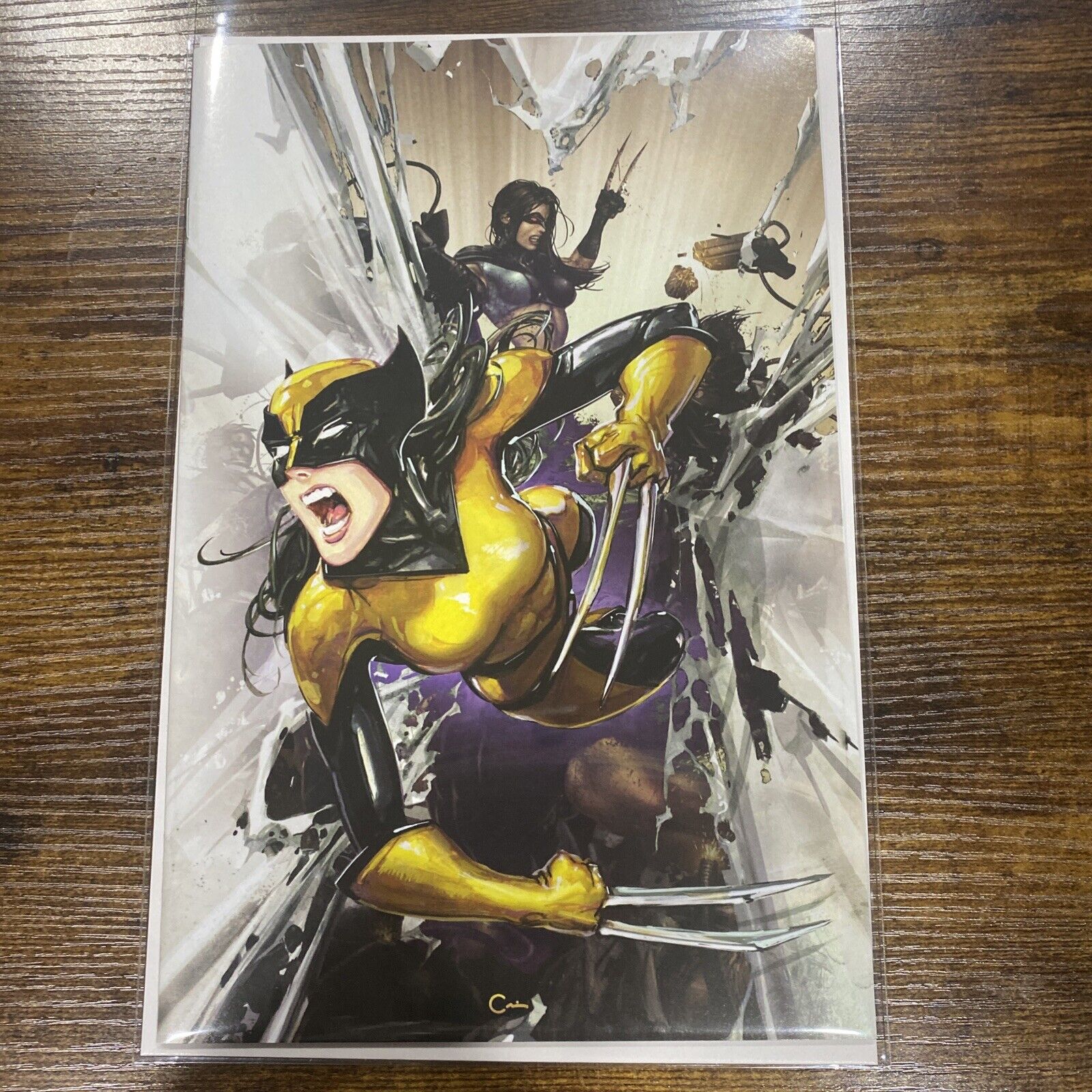 X-Men #1 * NM+ * Clayton Crain Virgin Variant Exclusive X-23 Wolverine 2021 🔥🔥