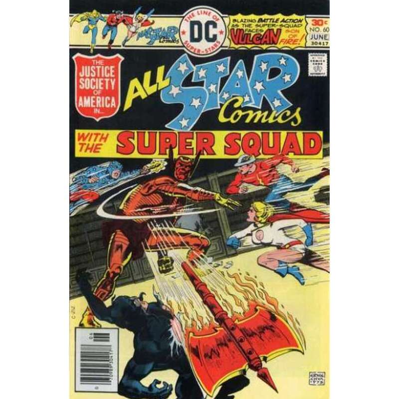 All Star Comics (1940 series) #60 in Very Fine minus condition. DC comics [o