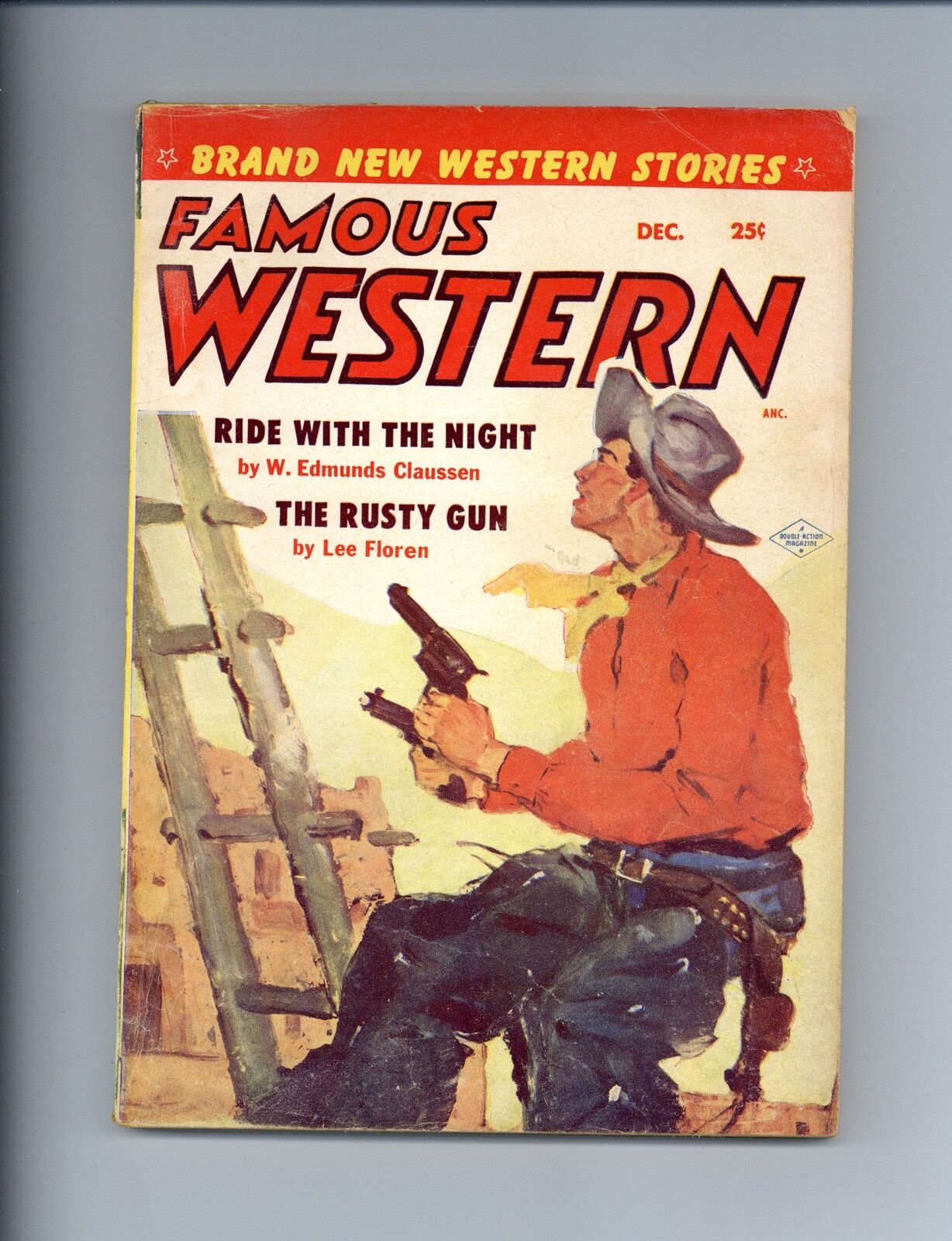 Famous Western Pulp Dec 1954 Vol. 15 #6 VG/FN 5.0