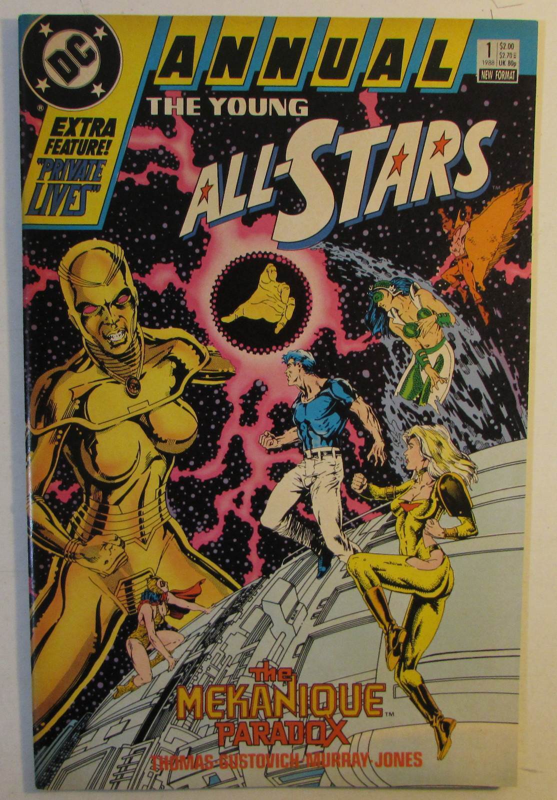 1988 The Young All-Stars Annual #1 DC Comics 1st Print Comic Book