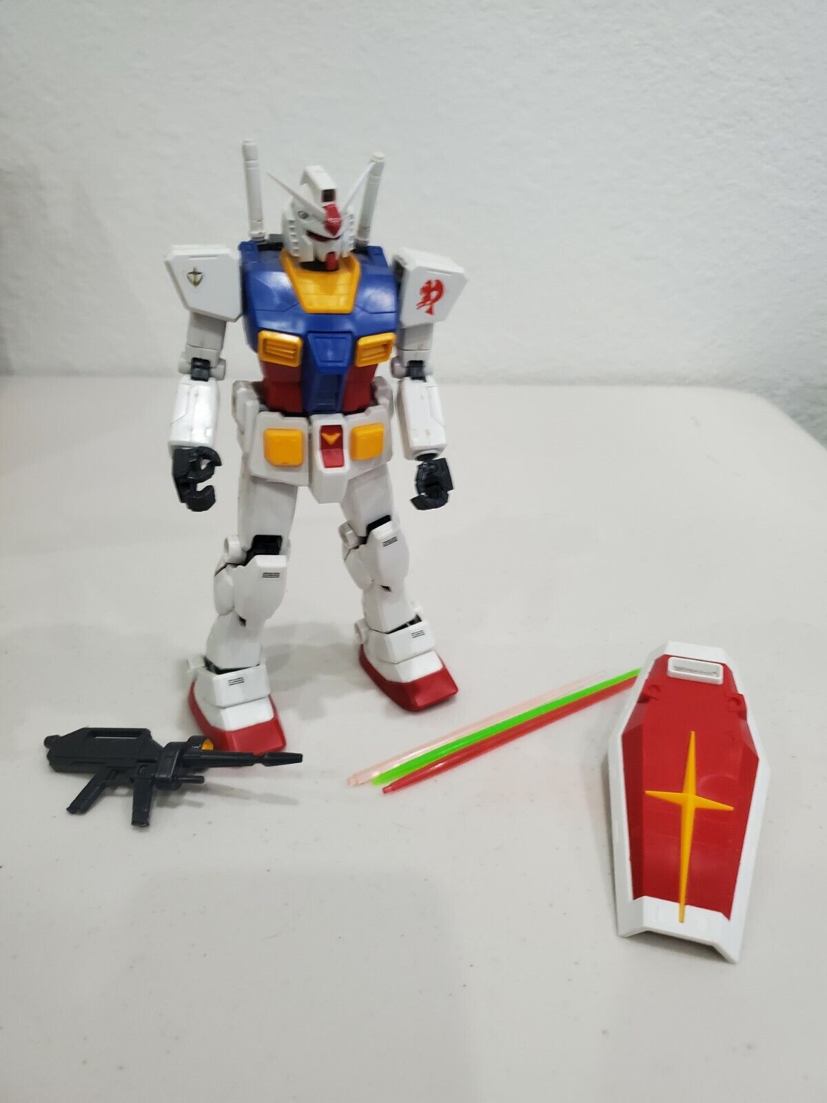 Bandai Gundam Assembled Kit  RX-78 Figure with Accessories 