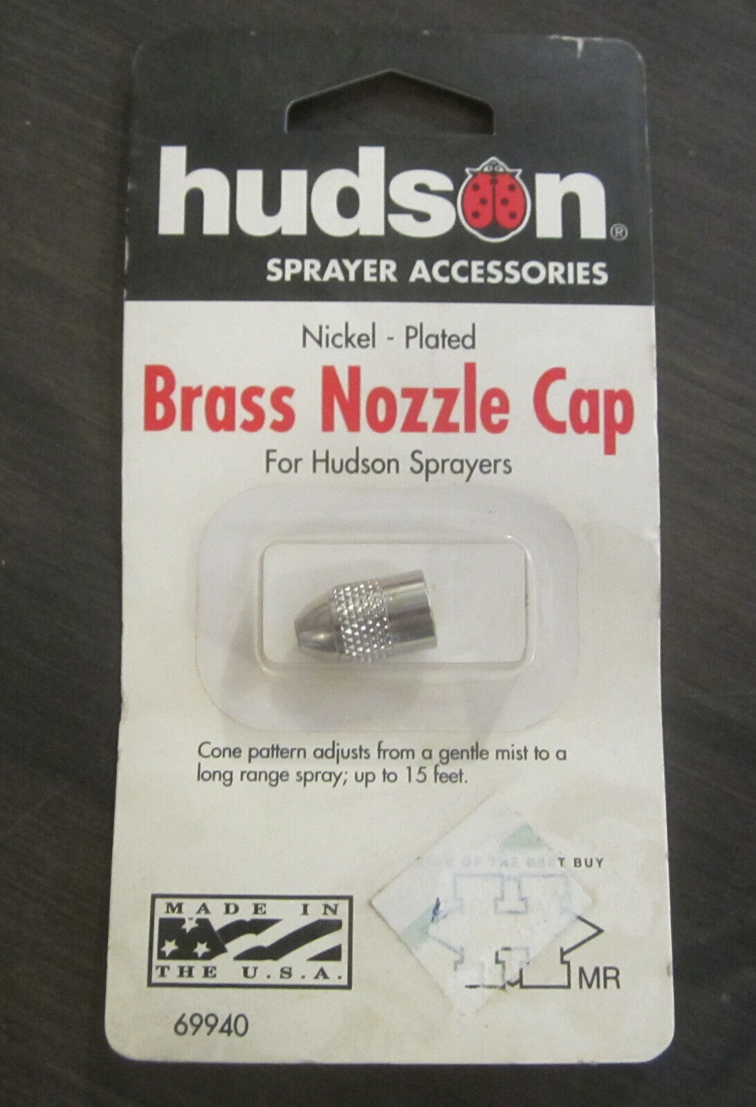 Hudson Sprayer Accessories Brass Nozzle Cap OEM 69940