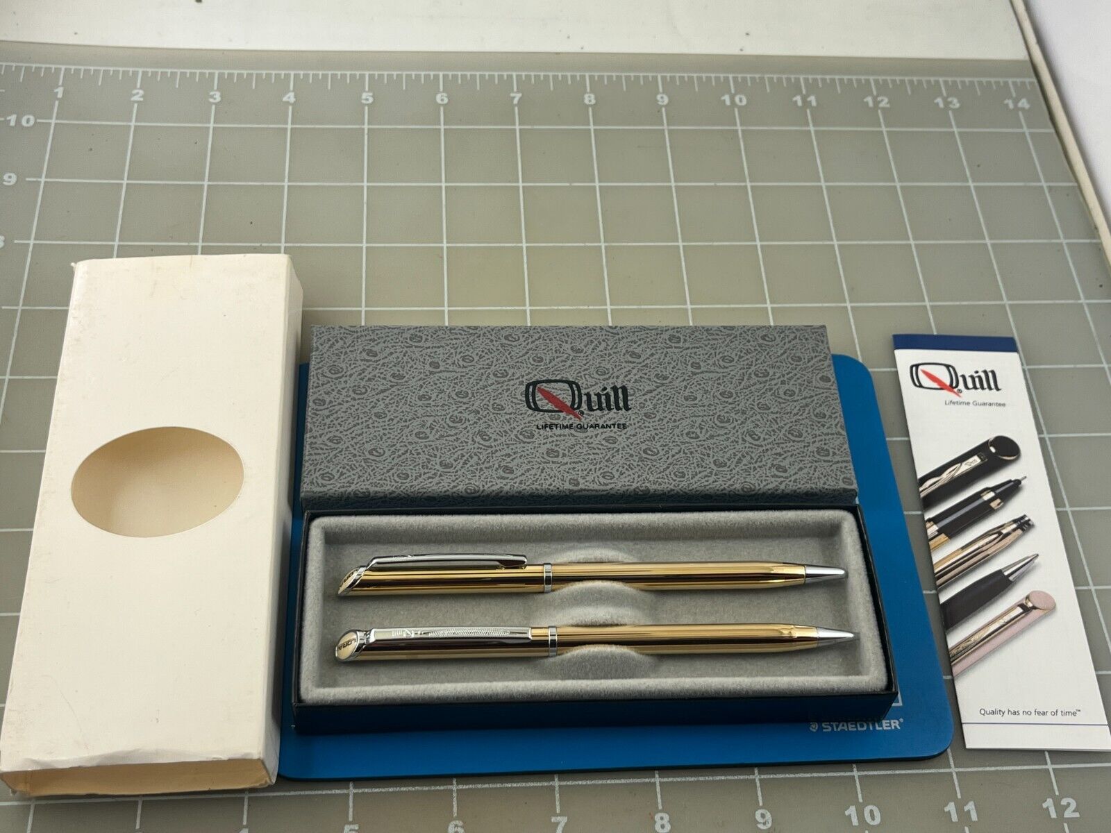 Judd\'s NEW Old Stock Quill Ballpoint Pen & Pencil Set in Box