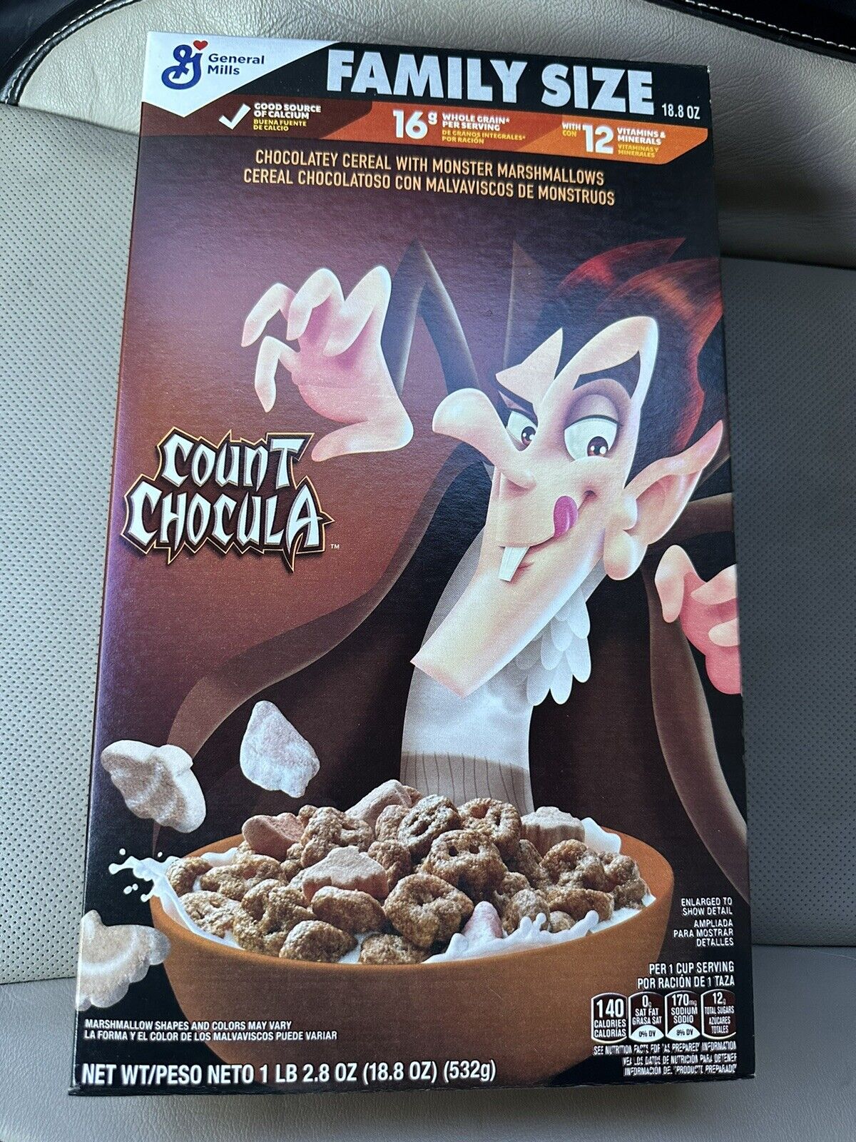 General Mills Count Chocula Breakfast Cereal, 18.8 oz, GREAT DEAL