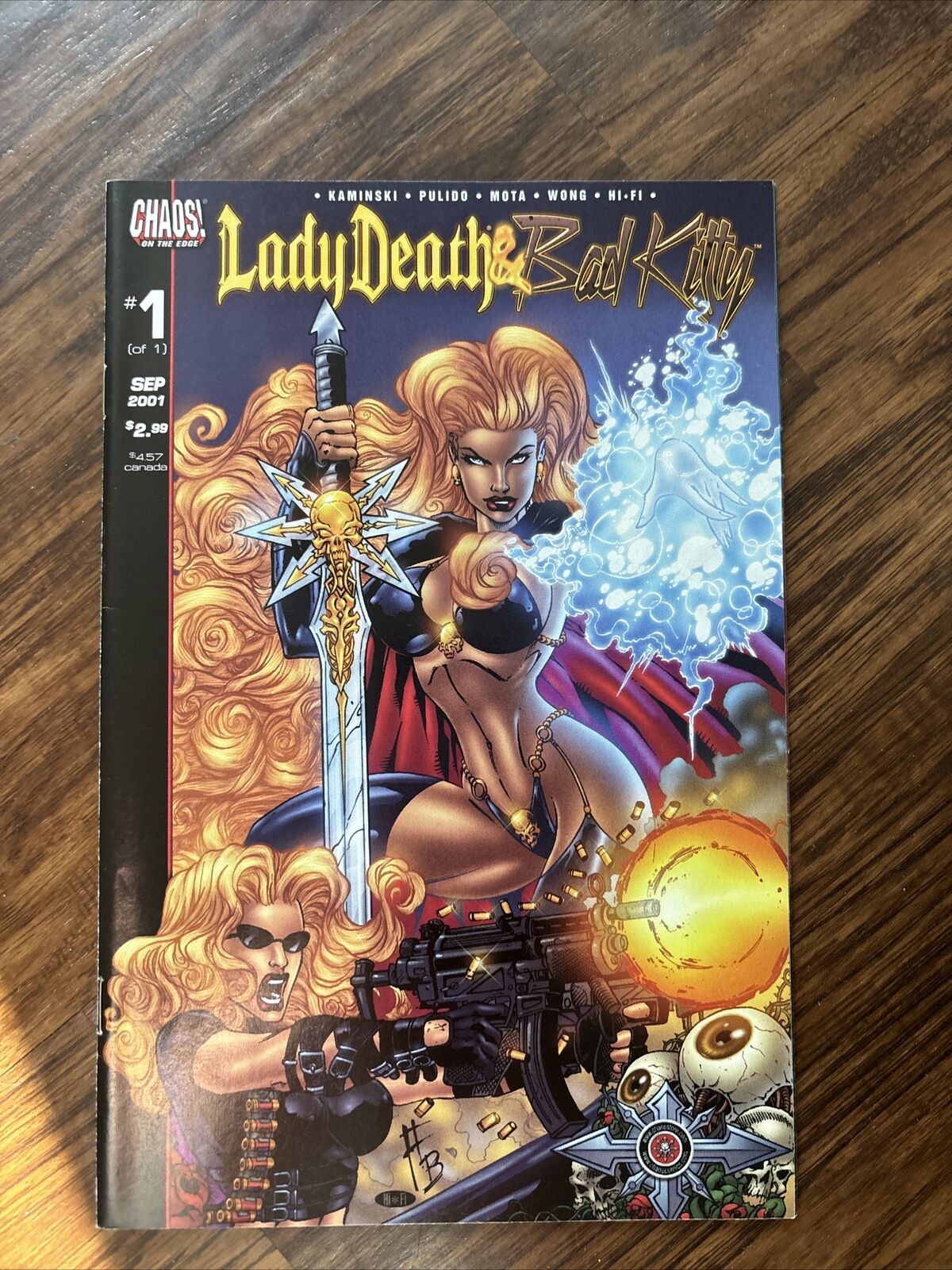 Lady Death: Bad Kitty #1 2001  Chaos NM/M First Printing