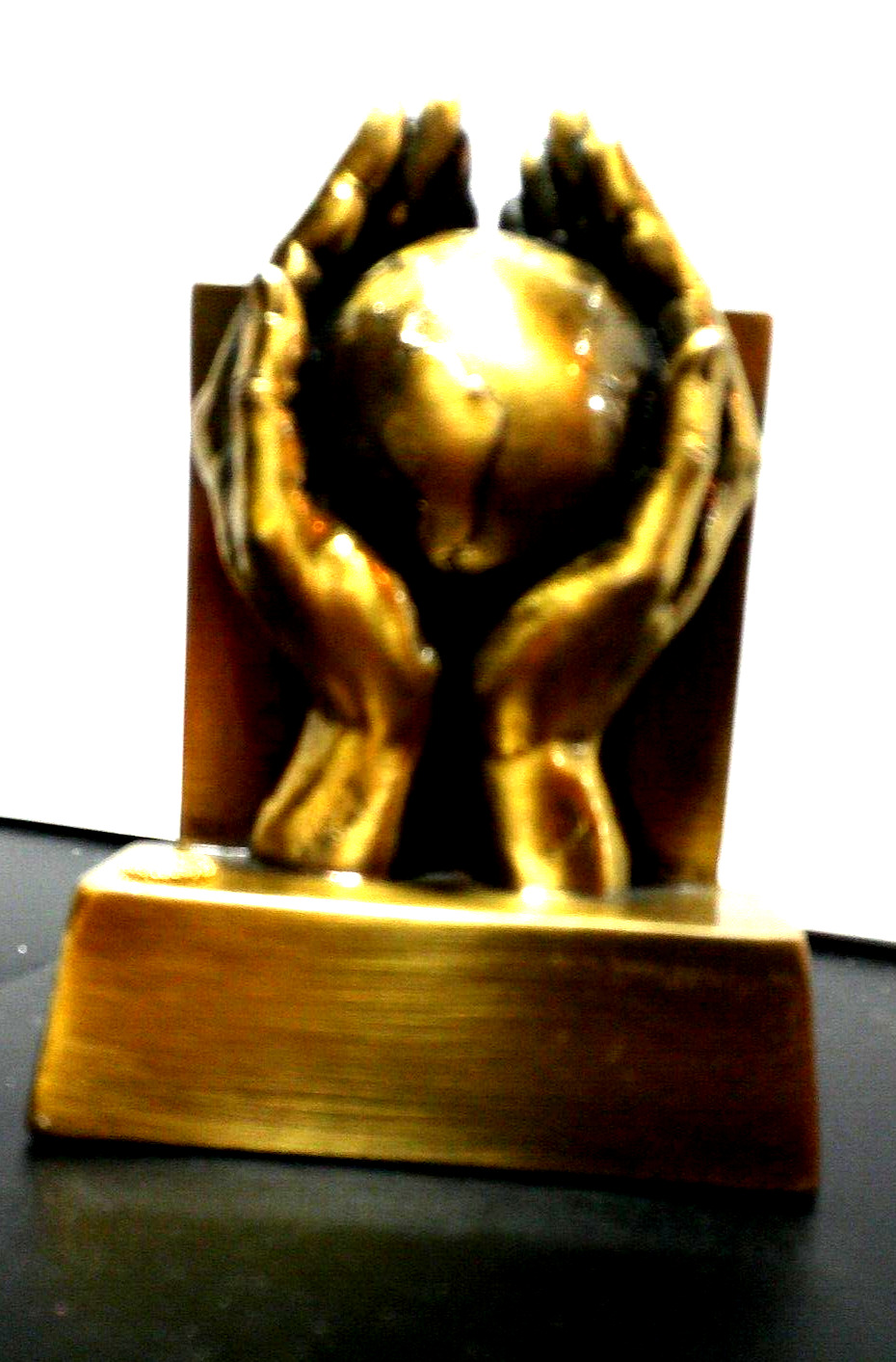 Rotary Trophy or Award - World in Our Hands