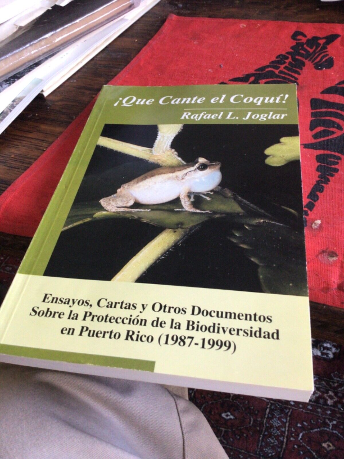 Biodiversity in Puerto Rico, Rafael Joglar Signed Compendium