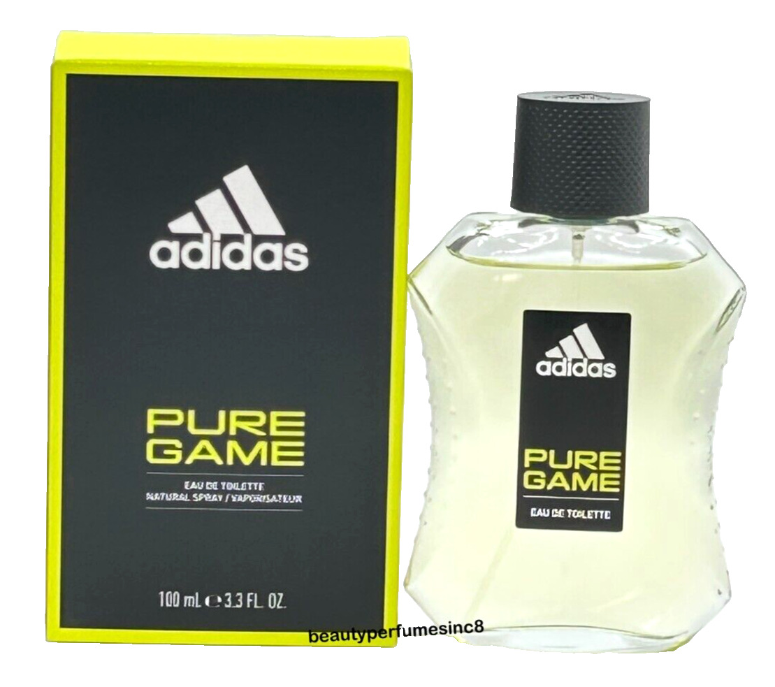 Adidas Pure Game 3.4 oz / 100 ml Eau De Toilette Spray, Perfume for Men NEW